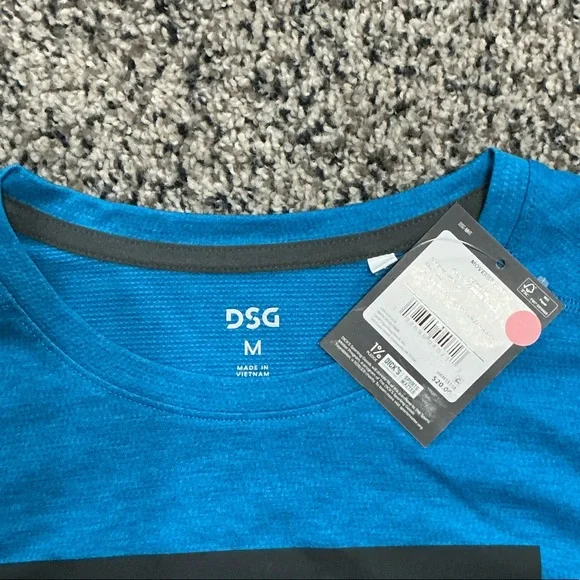 Custom Designed DSG Vibrant Blue Men's Graphic Tee-New With Tags - Picture 3 of 4